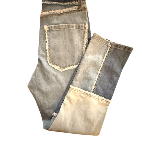 wild fable Denim - Wild Fable Two-Tone Patchwork Jeans